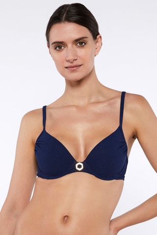 Haut de maillot coques Chios - Bleu marine