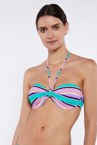 Haut de maillot coques Egina - Mauve