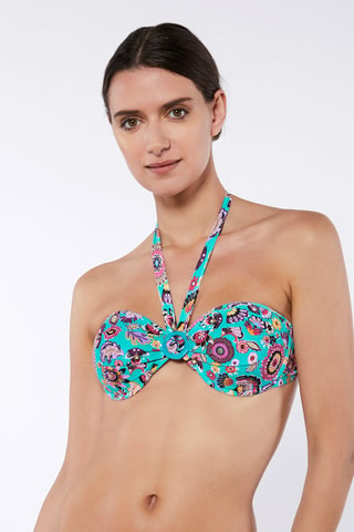 Haut de maillot coques Kai - Turquoise