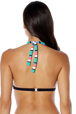 Haut de maillot Turquoise et rose