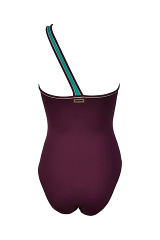 Maillot 1 pièce asymétrique - Violet