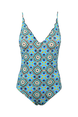 Maillot 1 pièce - Bleu