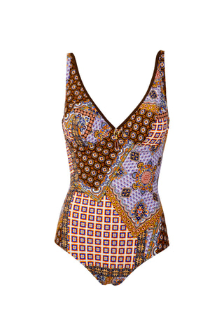 Maillot 1 pièce - Marron