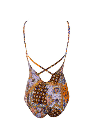 Maillot 1 pièce - Marron