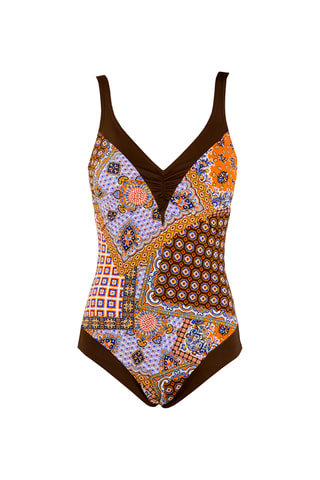 Maillot 1 pièce - Marron