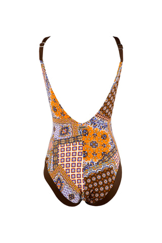 Maillot 1 pièce - Marron