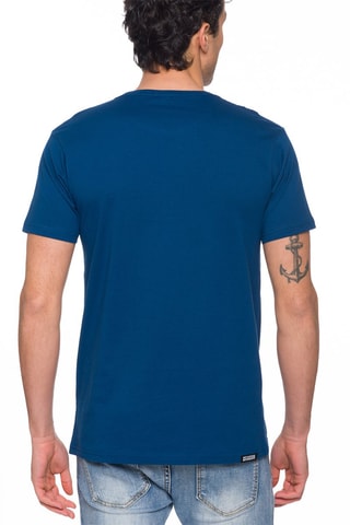 T-shirt Aloha Azul-escuro - Azul