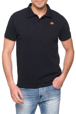 Polo Lizard - Preto - Laranja e preto