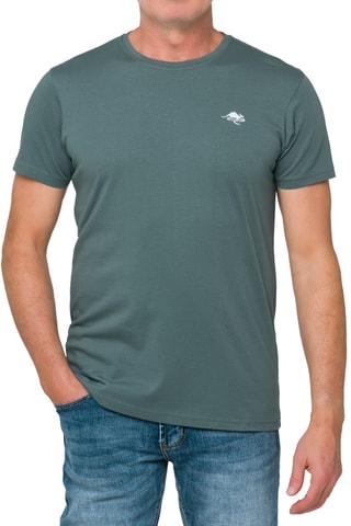 T-shirt regular - Verde acinzentado - Verde