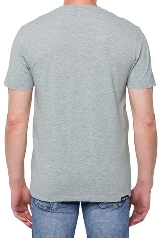T-shirt regular Pangai piquet - Cinzento-claro