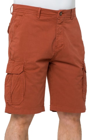 Bermudas regular - Ferrugem - Laranja-escuro