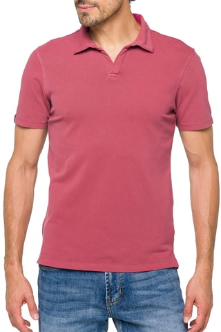Polo - Vermelho e rosa