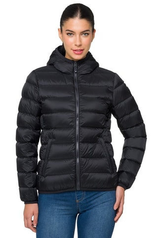 Blusão com capuz Chloe - Preto - Preto