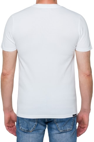 T-shirt regular Pangai piquet - Branco