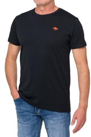 T-shirt regular - Preto - Preto