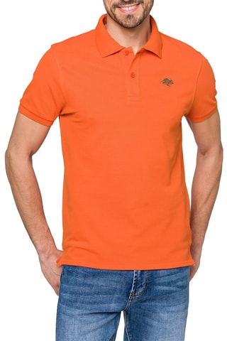 Polo Stoney - Laranja - Verde e laranja