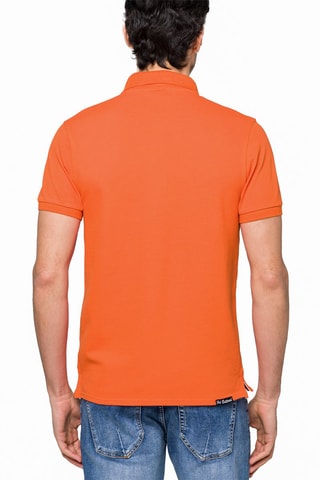 Polo Stoney - Laranja - Verde e laranja
