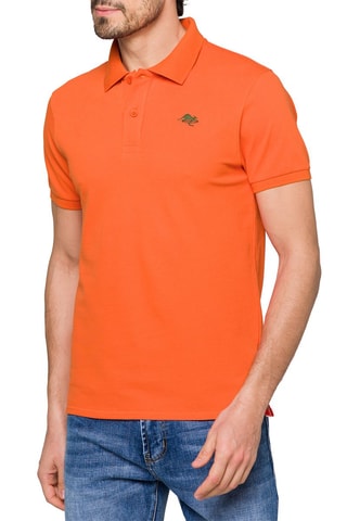Polo Stoney - Laranja - Verde e laranja