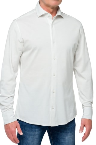 Camisa regular Jefferson - Branco - Branco