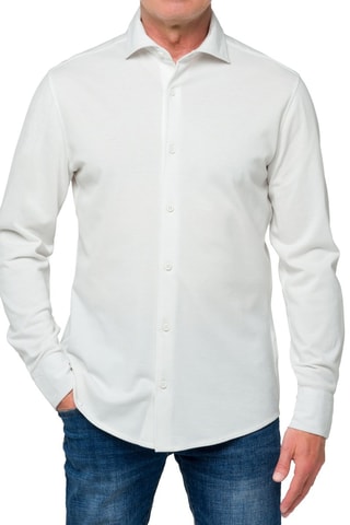 Camisa regular Jefferson - Branco - Branco