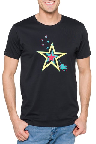 T-shirt regular Vegas Preto - Preto
