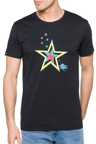 T-shirt regular Vegas Preto - Preto