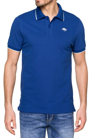 Polo Mareeba - Azul-real - Branco e azul