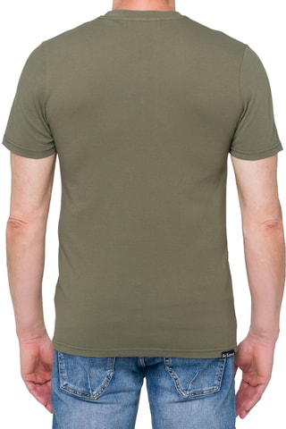 T-shirt regular Pangai piquet - Caqui