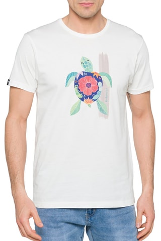 T-shirt regular Rebel Branco - Branco
