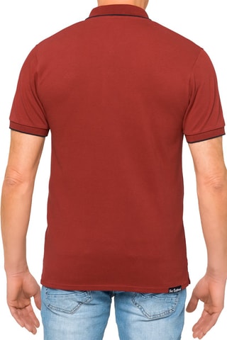 Polo Mareeba - Vermelho - Vermelho e preto