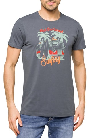 T-shirt Magnetic - Cinzento - Cinzento