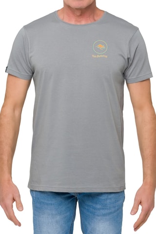 T-shirt Flame - Cinzento - Azul, amarelo e cinzento