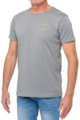 T-shirt Flame - Cinzento - Azul, amarelo e cinzento