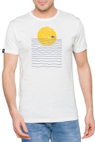 T-shirt regular Heatwave Branco - Branco