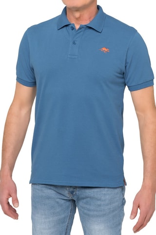 Polo Stoney - Azul - Laranja e azul