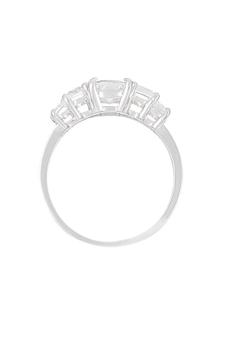 ##Bague Escalier Or blanc