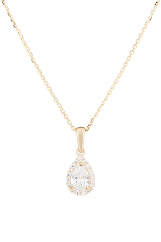 ##Pendentif Goutte brillante Or jaune