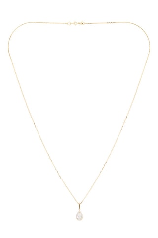 ##Pendentif Goutte brillante Or jaune