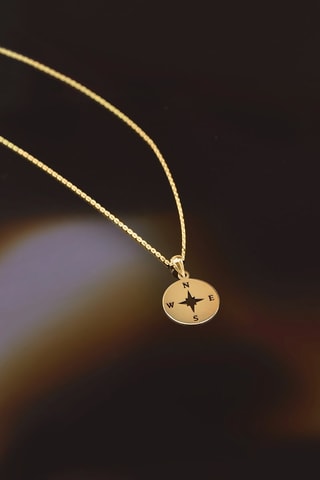 ##Pendentif Boussole - Or jaune