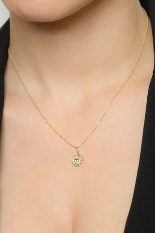 ##Pendentif Astro Lisse Bélier -  Or jaune
