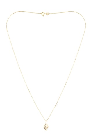##Pendentif Indien Plume - Or jaune