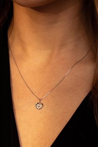##Pendentif Touch Or blanc
