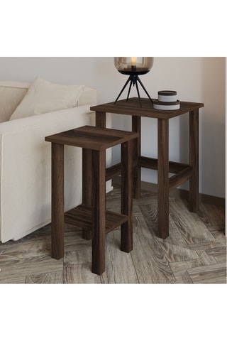Table d'appoint et tabouret
