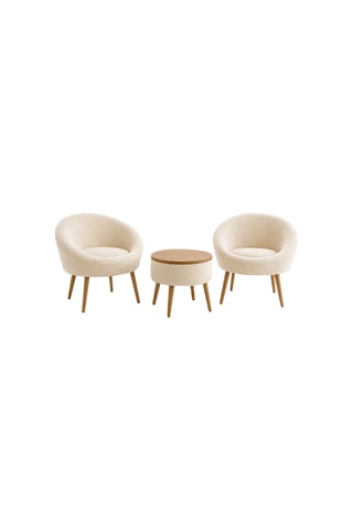 2 fauteuils et table basse