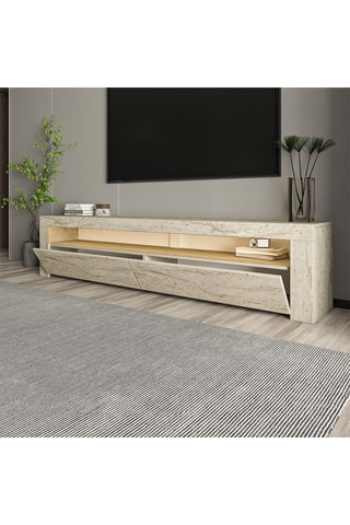 Meuble TV 2 tiroirs - 150 x 46,8 x 36,8 cm