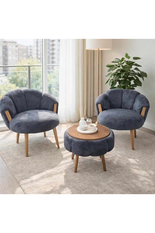 Fauteuil et table basse