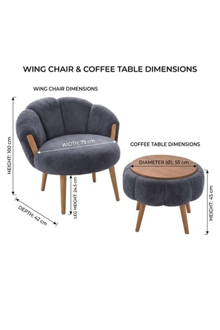 Fauteuil et table basse