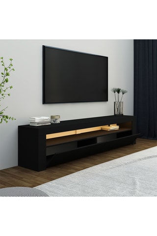 Meuble TV 2 tiroirs - 150 x 36,8 x 46,8 cm