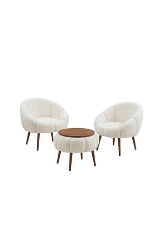 2 fauteuils et table basse