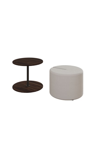 Table d'appoint et pouf